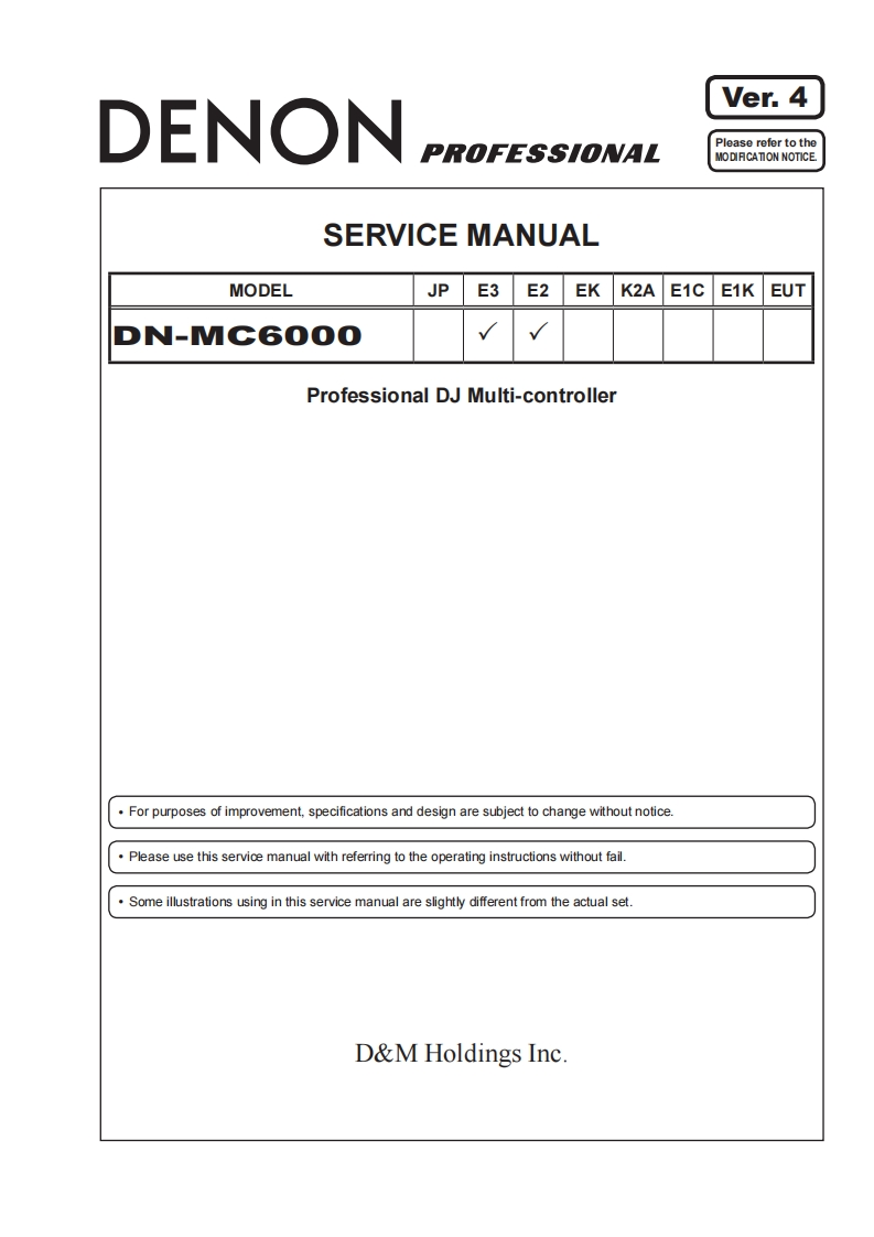 Denon-DNMC6000-mix-sm维修手册含电器原理图
