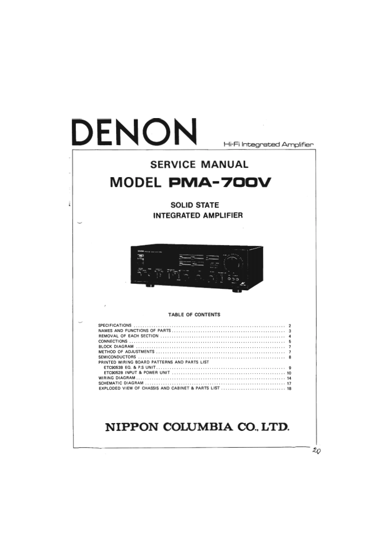 Denon-PMA-700-V-维修手册-找手册网