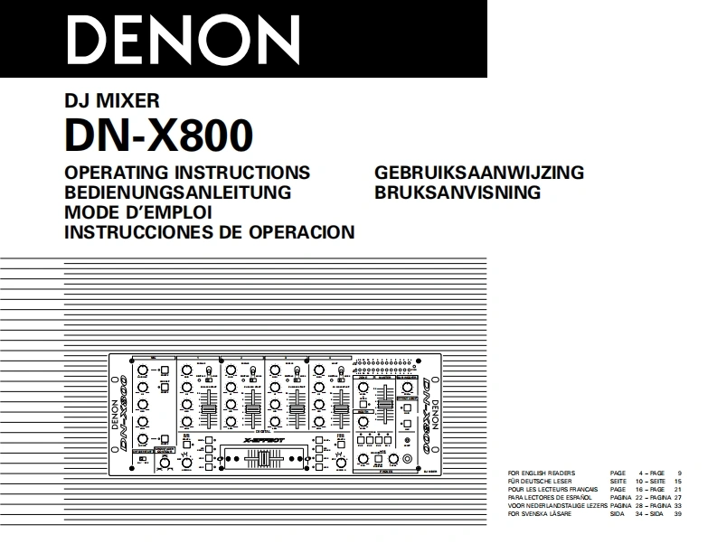 Denon_DN-X800_Manual操作说明书手册-找手册网
