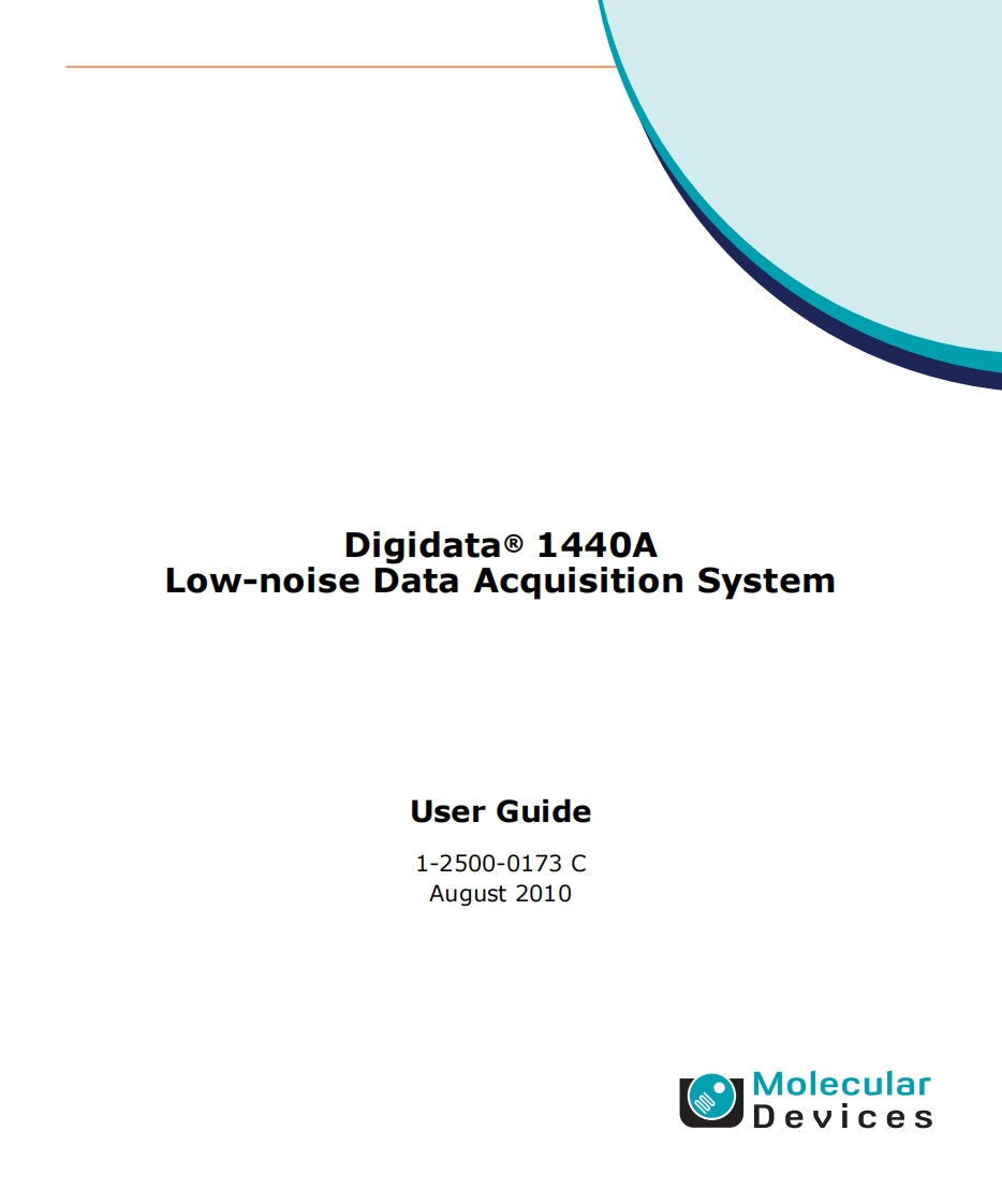 Digidata_1440A_操作说明书手册