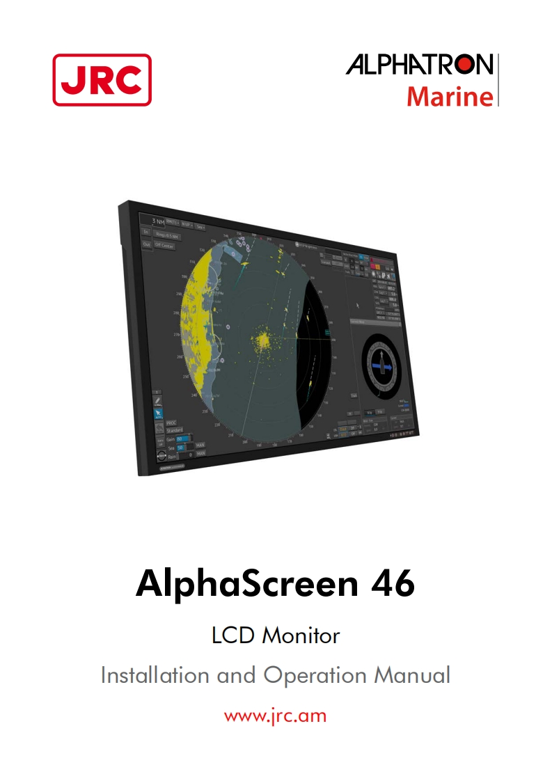 Display-Alphatron-AlphaScreen-46-EIZO-安装操作说明书手册--27-9-2018