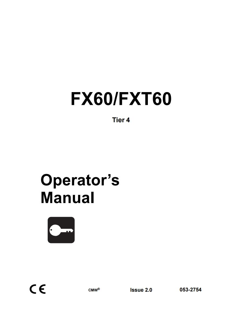Ditch-Witch-FX60-FXT60免开挖定向钻机操作维修与零部件手册