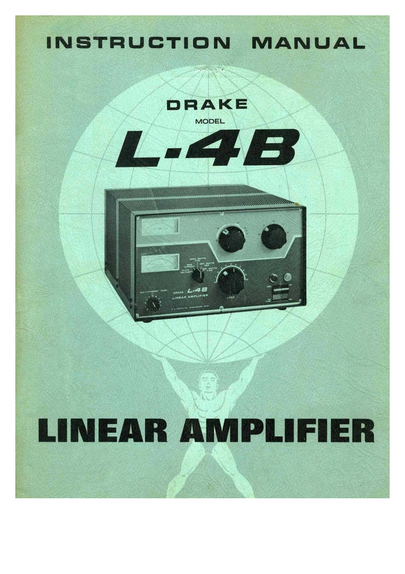 Drake_L-4B_Manual操作说明书手册