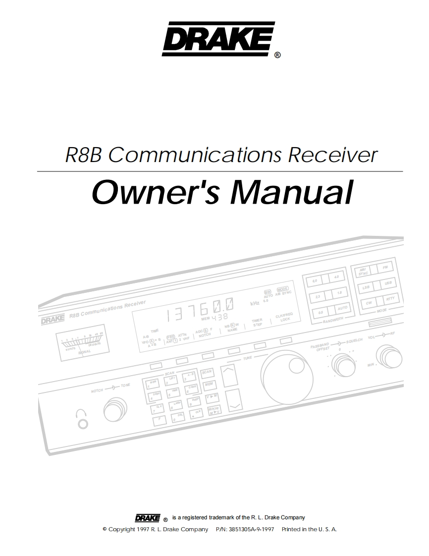 Drake_R8B-(Manual操作说明书手册)