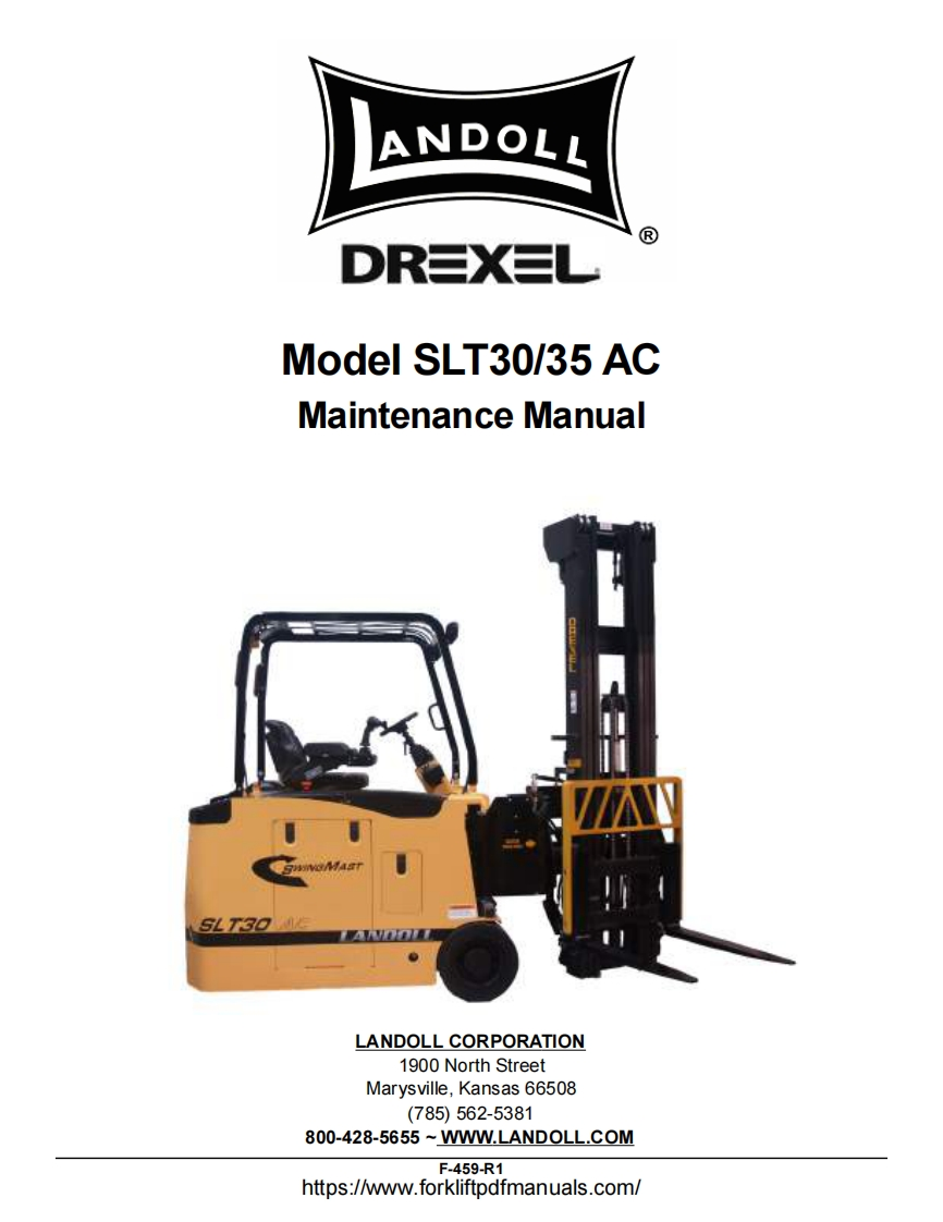 Drerxel-SLT30-35-Forklift-Trucks-维修手册-PDF