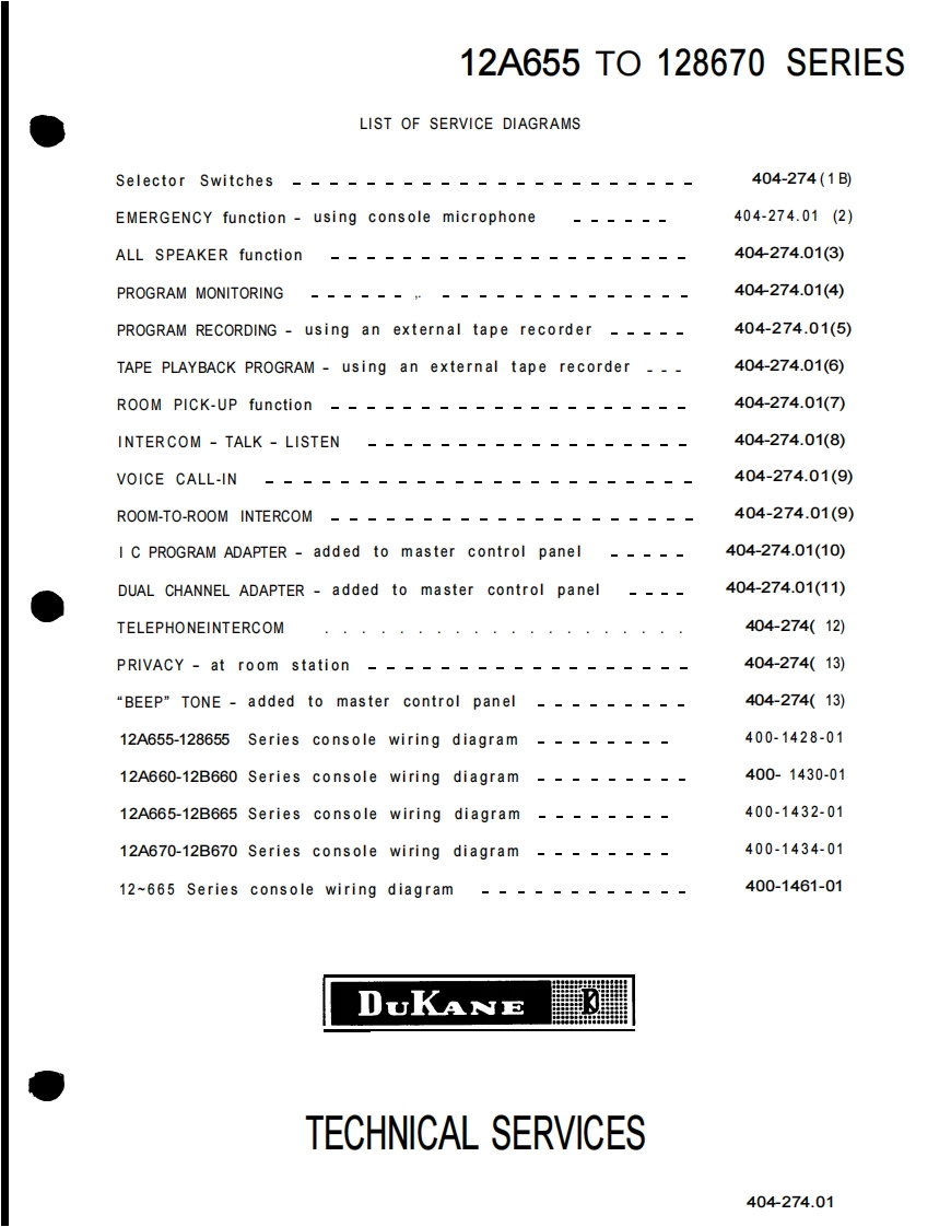 Dukane-12A655_12B670-pa-维修说明书手册含电器原理图