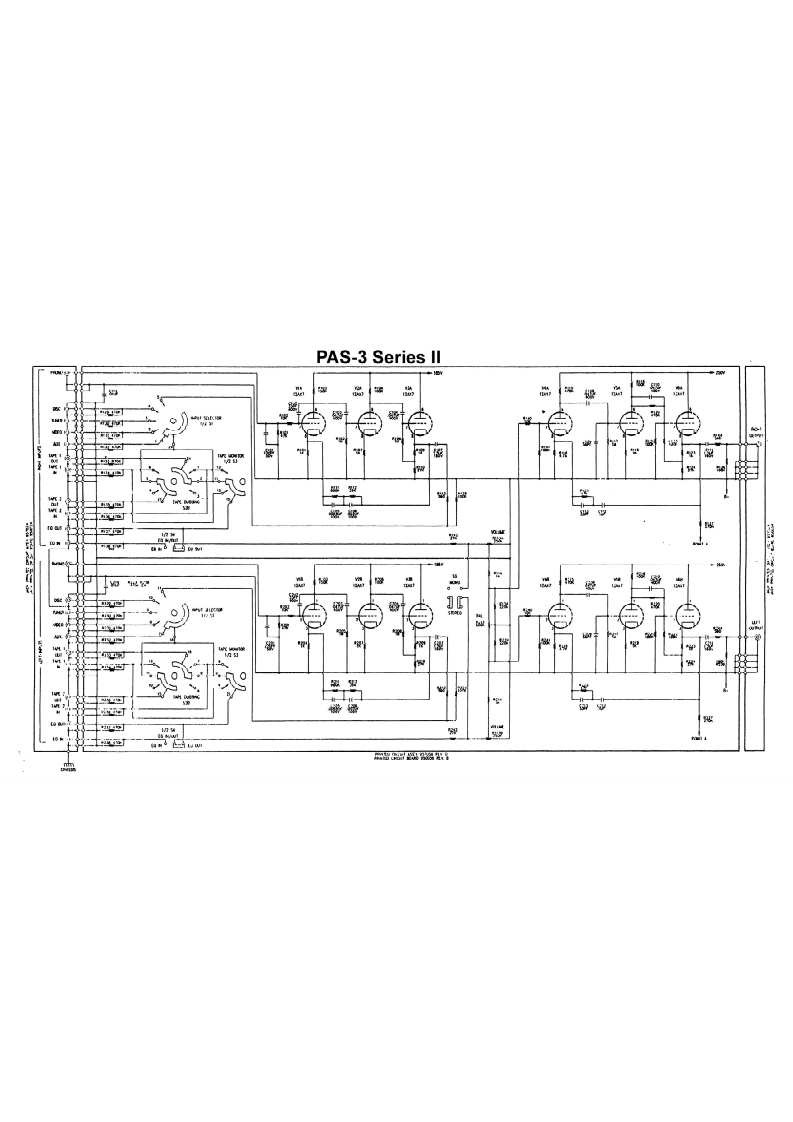 Dynaco-PAS3II-pre-电气原理图手册