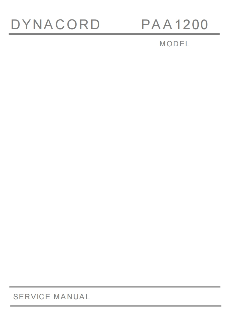 Dynacord-PAA1200-pwr-电气原理图手册