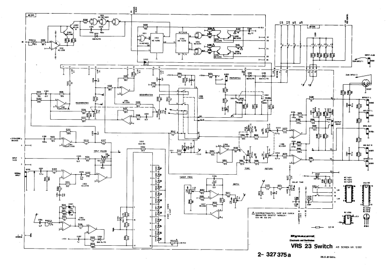 Dynacord-VRS23-sw-电气原理图手册
