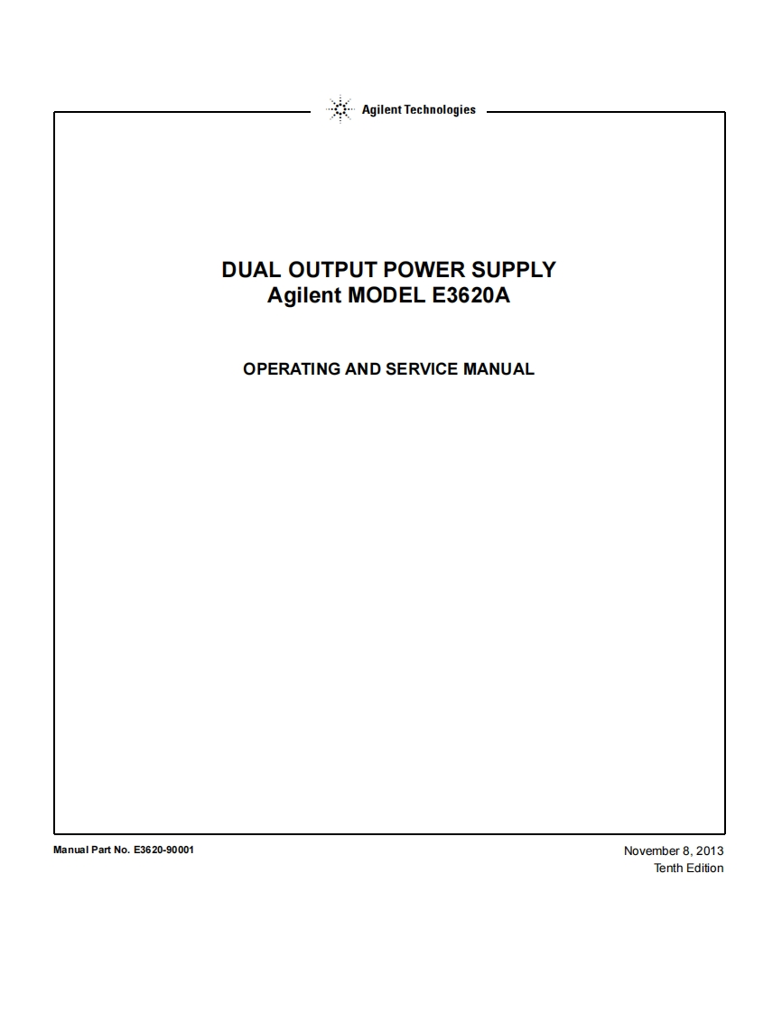 E3620A--Operating_Manual操作说明书手册
