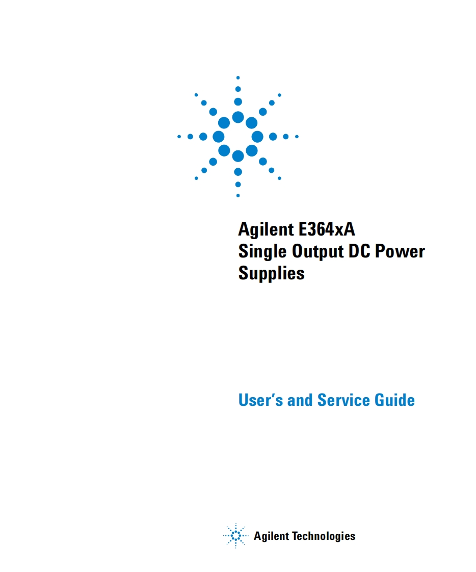 E3645A--操作说明书手册