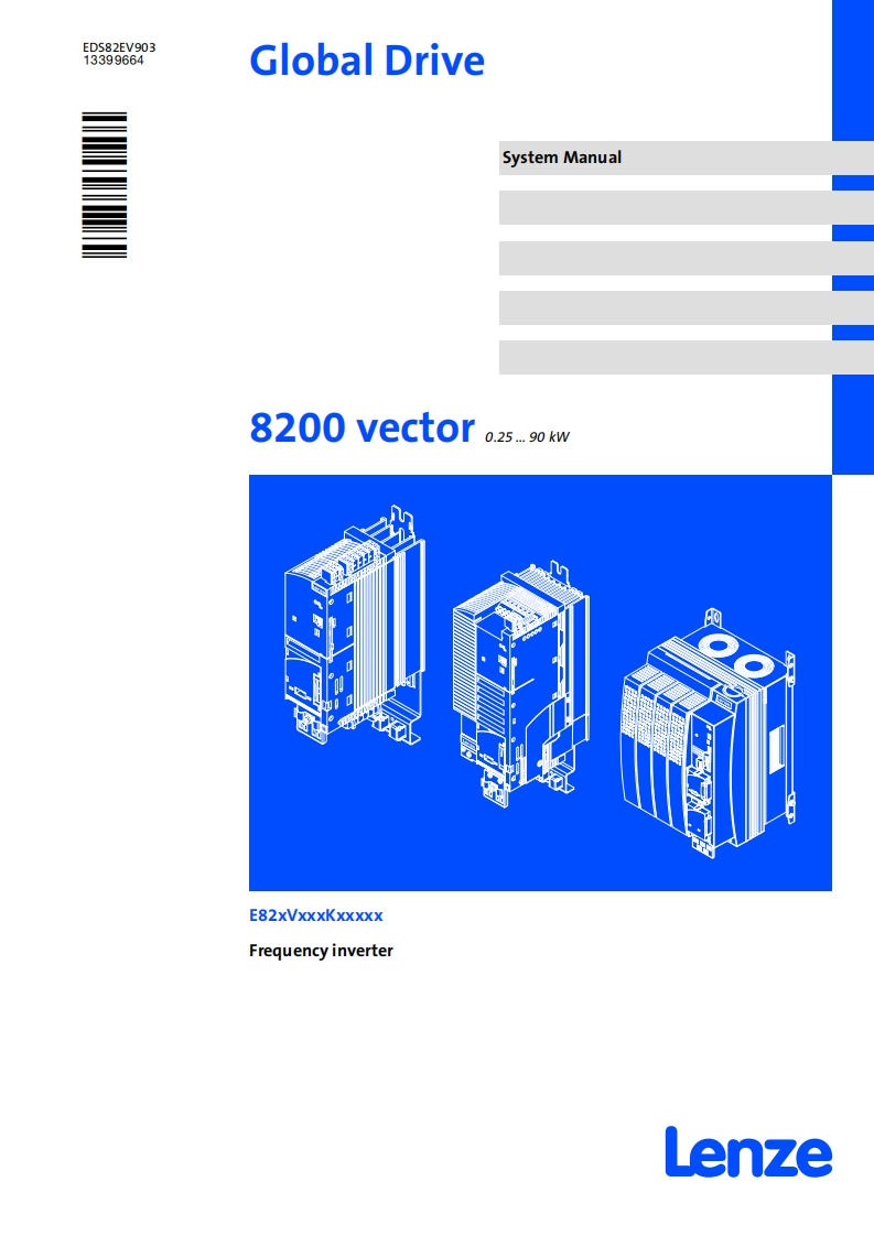 E82EV__8200vector0.25-90kW__v3-0__EN操作说明书手册