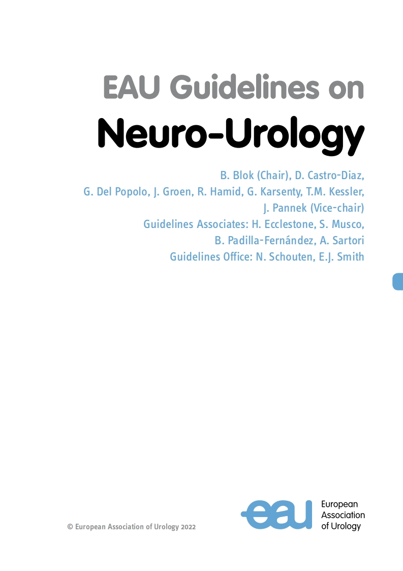 EAU-Guidelines-on-Neuro-Urology-2022