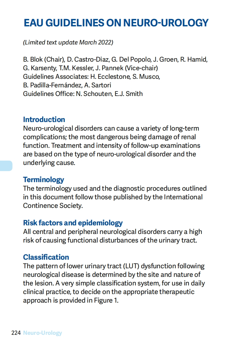 EAU-Pocket-on-Neuro-Urology-2022
