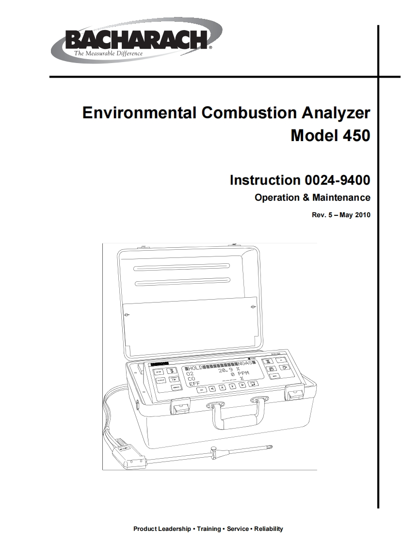 ECA450_手册说明书指南