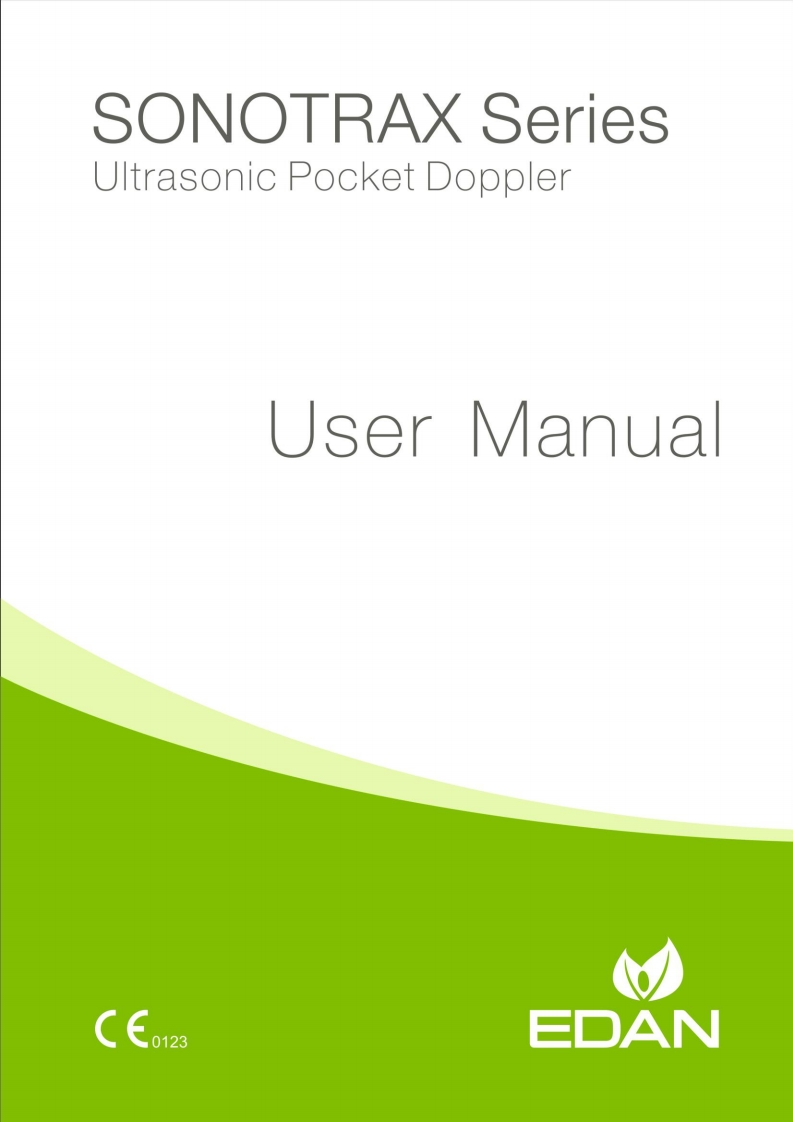 EDAN-SONOTRAX(2009)_Series_Ultrasonic_Pocket_Doppler_User_Manual-ES