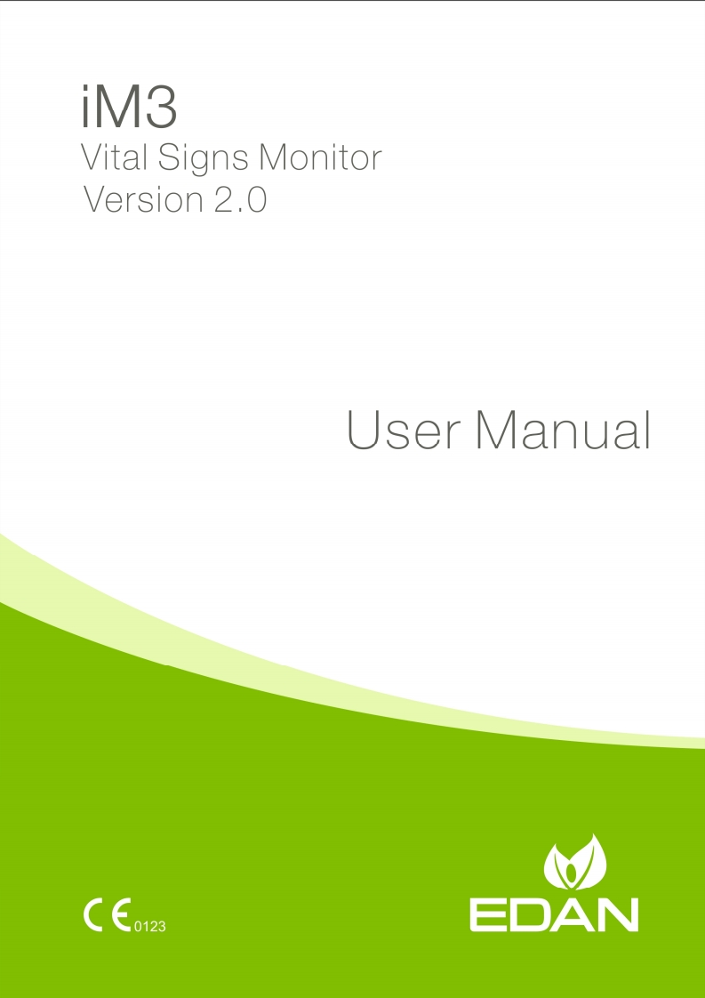 EDAN-iM3-Vital-Signs-Monitor-操作说明书手册-ES