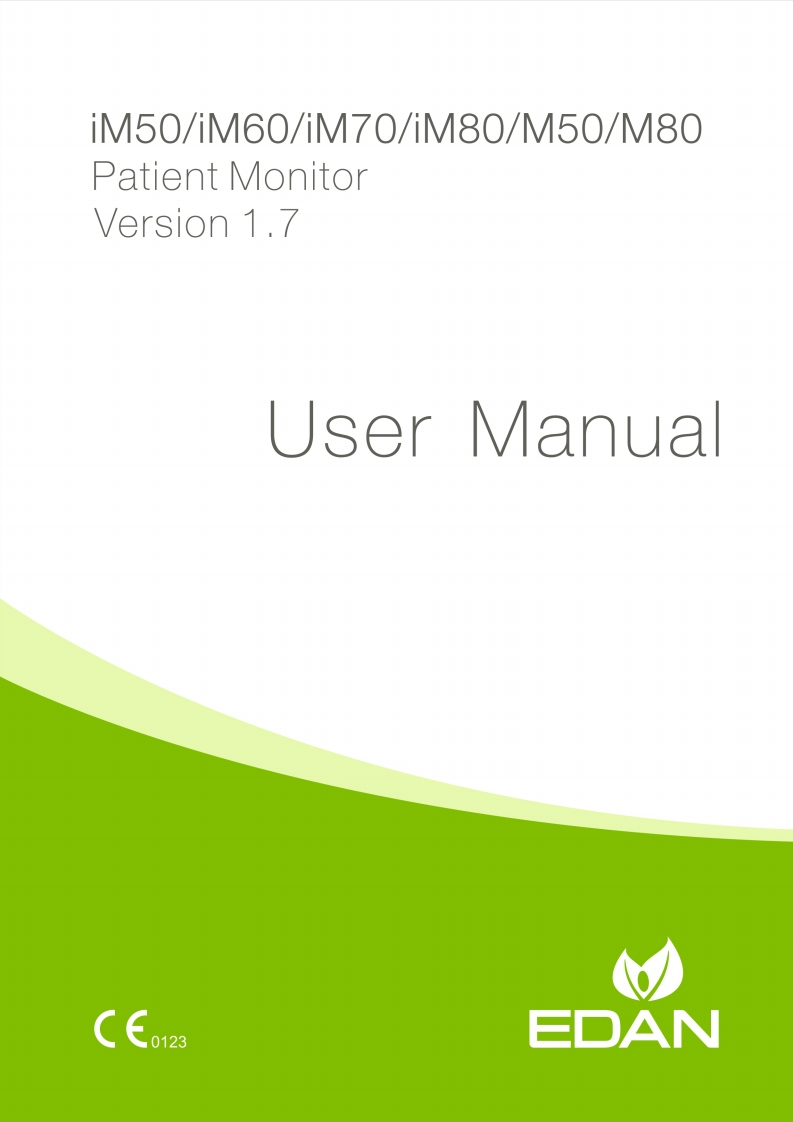 EDAN-iM50-iM60-iM70-iM80-M50-M80-Patient-Monitor-操作说明书手册-ES