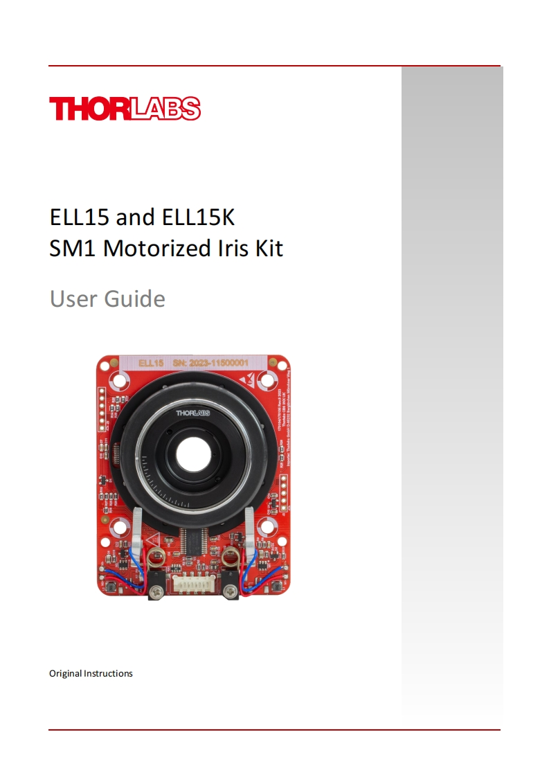 ELL15-标准安装操作说明书手册新质力文库 - 聚焦新质生产力发展的数字化知识库_行业洞察 / 理论成果 / 实践指南免费下载新质力文库