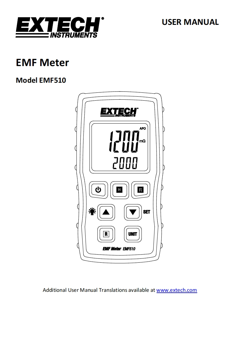EMF510_安装调试说明书手册-en