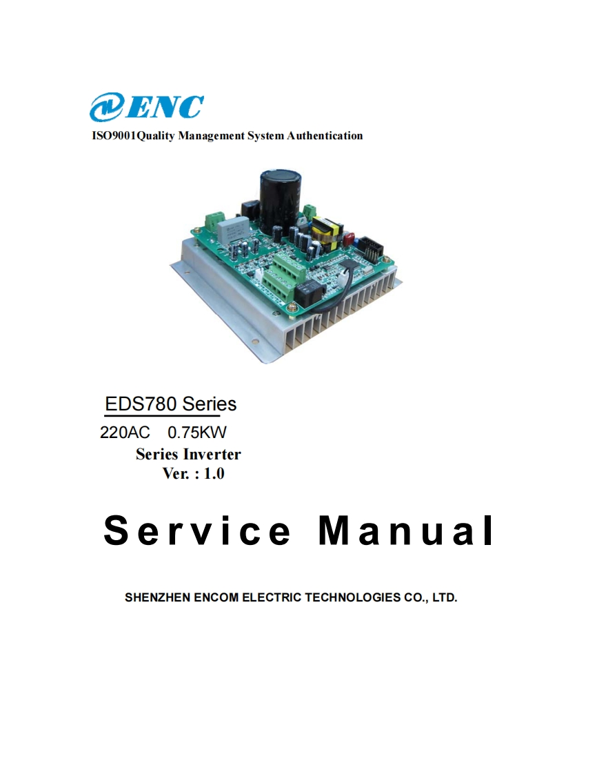 ENC-EDS780-Manual操作说明书手册