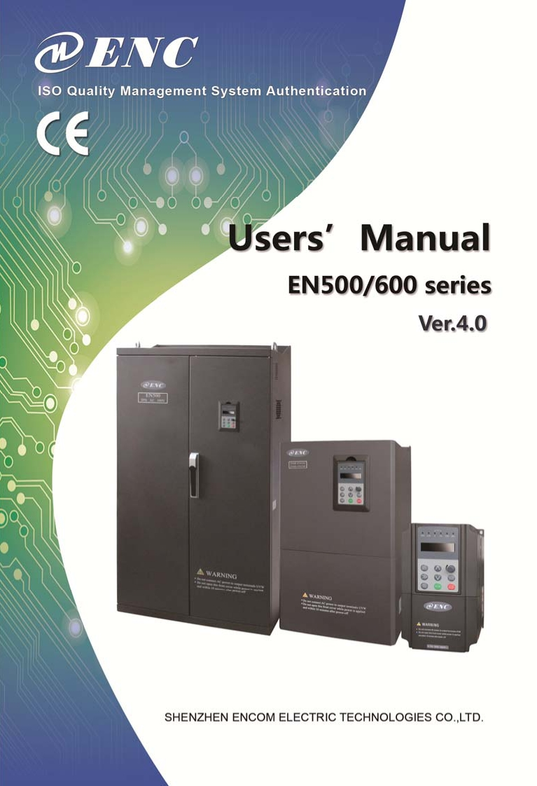 ENC-EN600-Manual变频器操作说明书手册-ENG