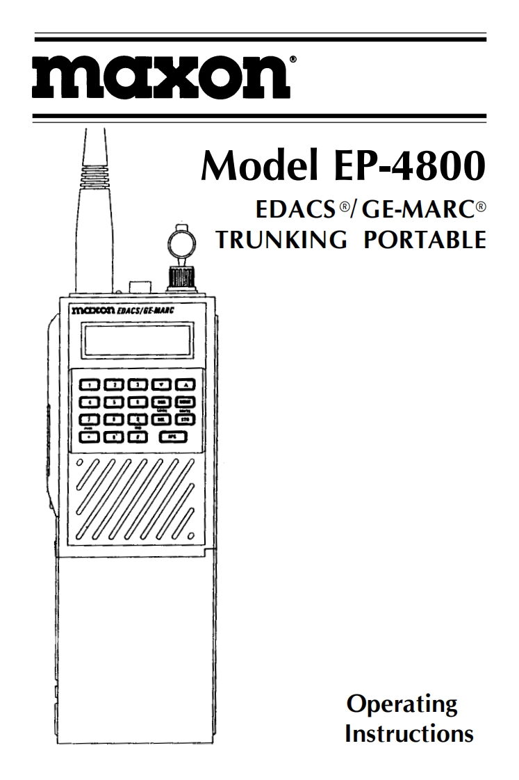 EP-4800操作说明书手册