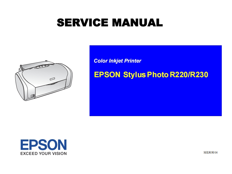 EPSONStylusPhotoR220-R230.维修维护说明书手册