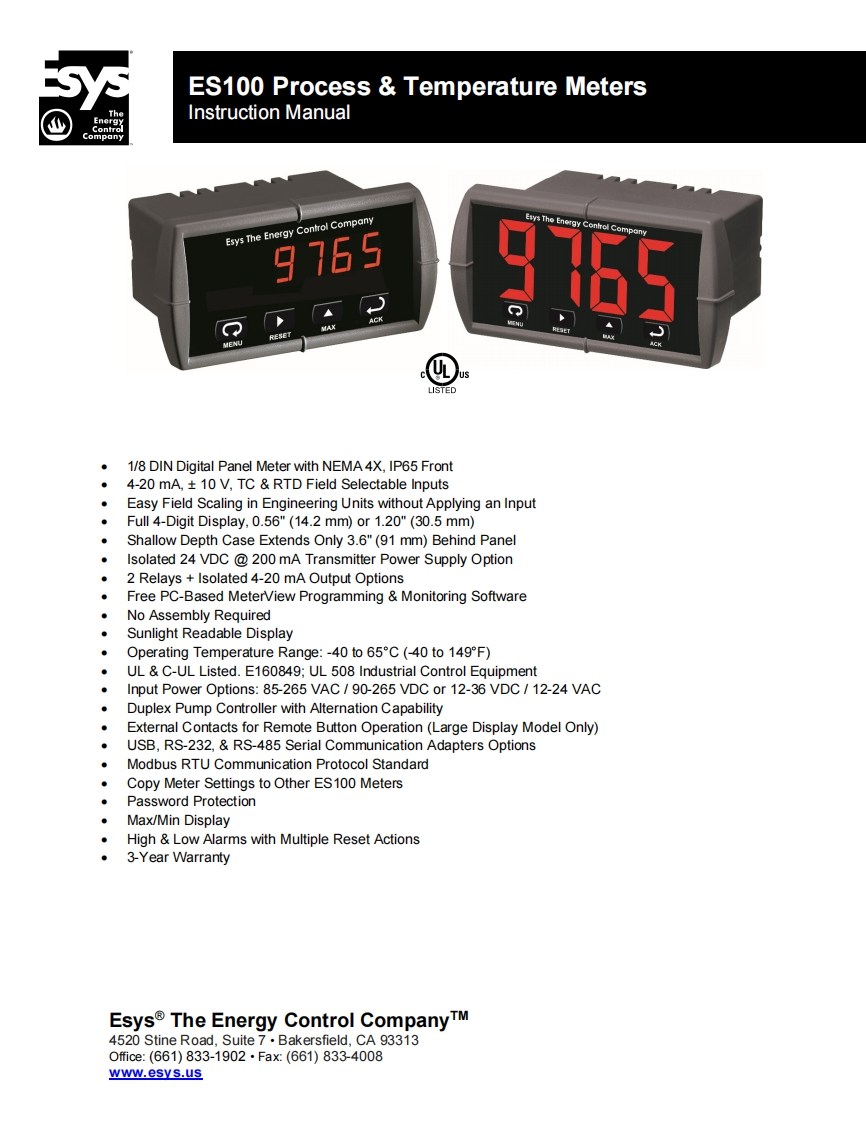 ES100_操作说明书手册新质力文库 - 聚焦新质生产力发展的数字化知识库_行业洞察 / 理论成果 / 实践指南免费下载新质力文库