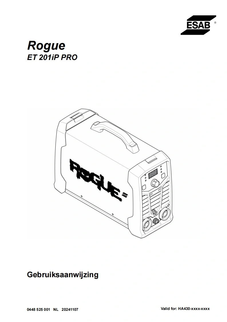 ESAB-ET-201iP-PRO操作手册含电器原理图-找手册网