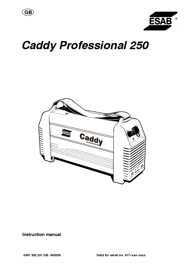 ESAB-LHN250CaddyProfessional250维修手册-找手册网