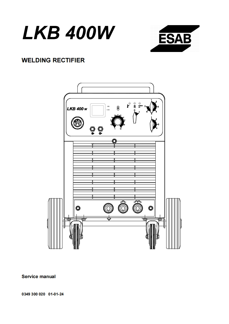 ESAB-LKB400W维修手册