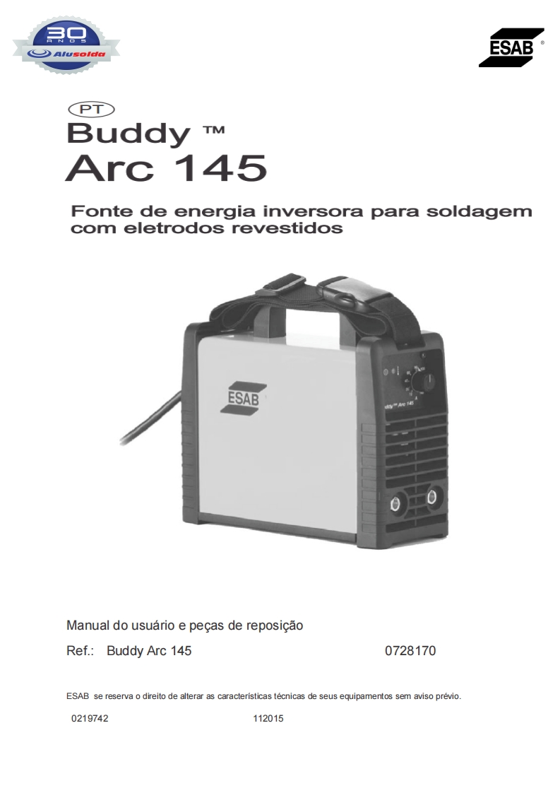 ESAB_BUDDY_ARC_145操作手册含电器原理图