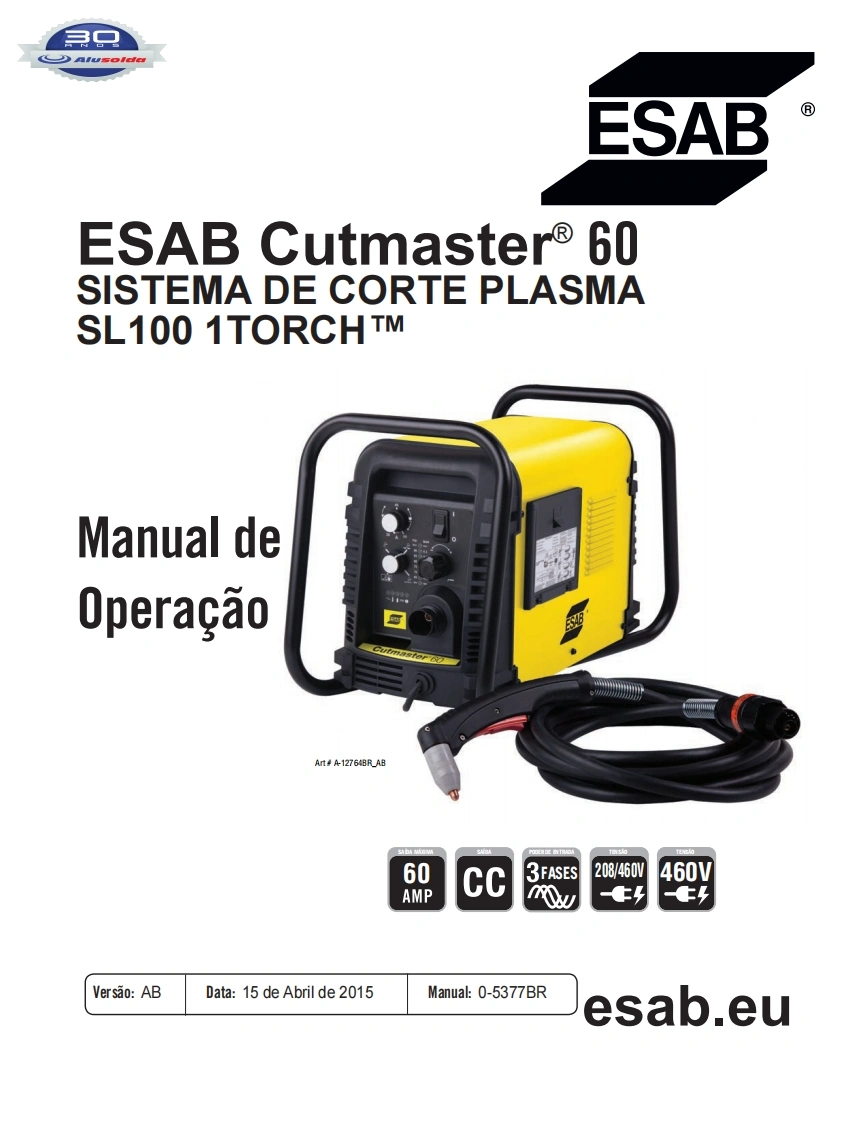 ESAB_CUTMASTER_60操作手册含电器原理图-找手册网