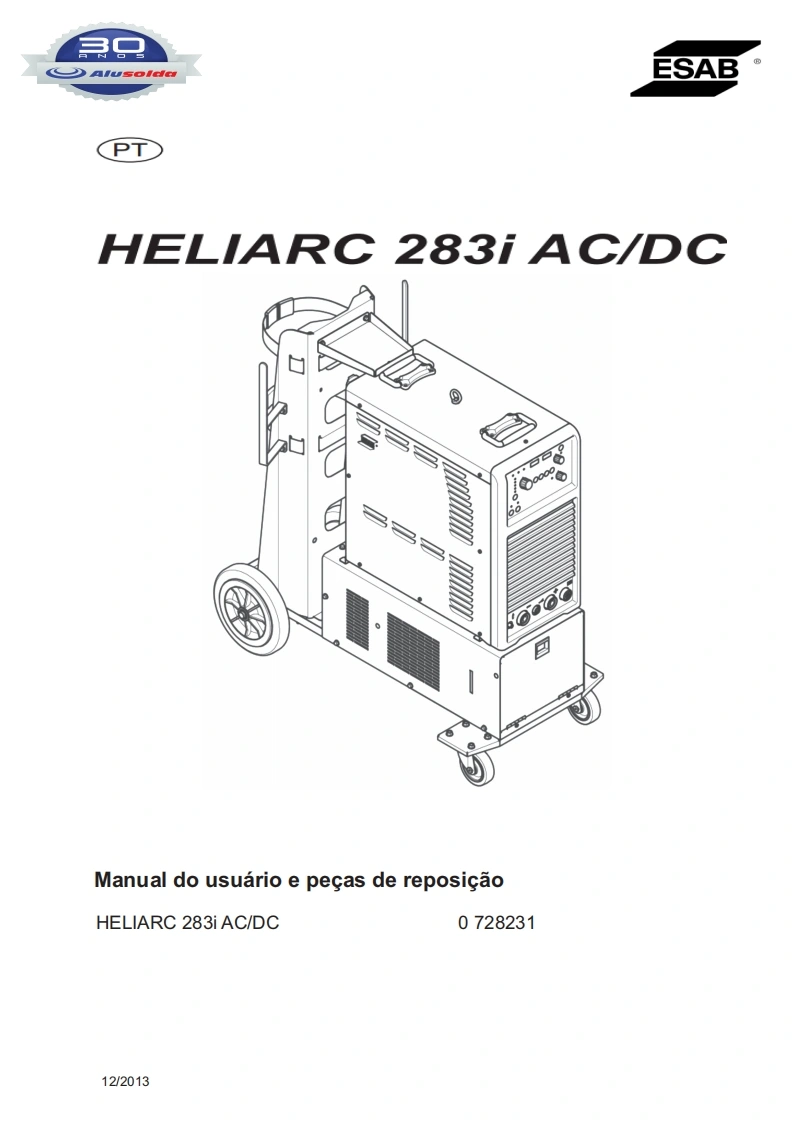 ESAB_HELIARC_283I操作手册含电器原理图-找手册网