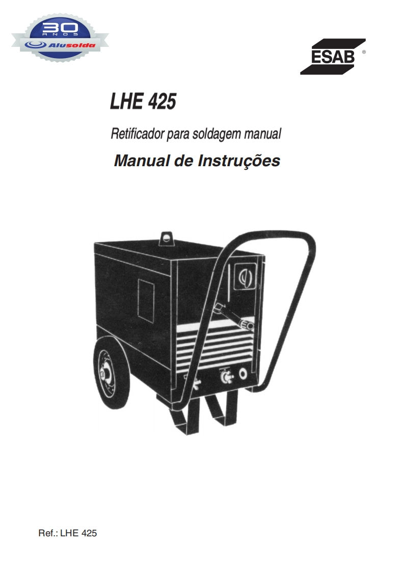 ESAB_LHE_425操作手册含电器原理图-找手册网