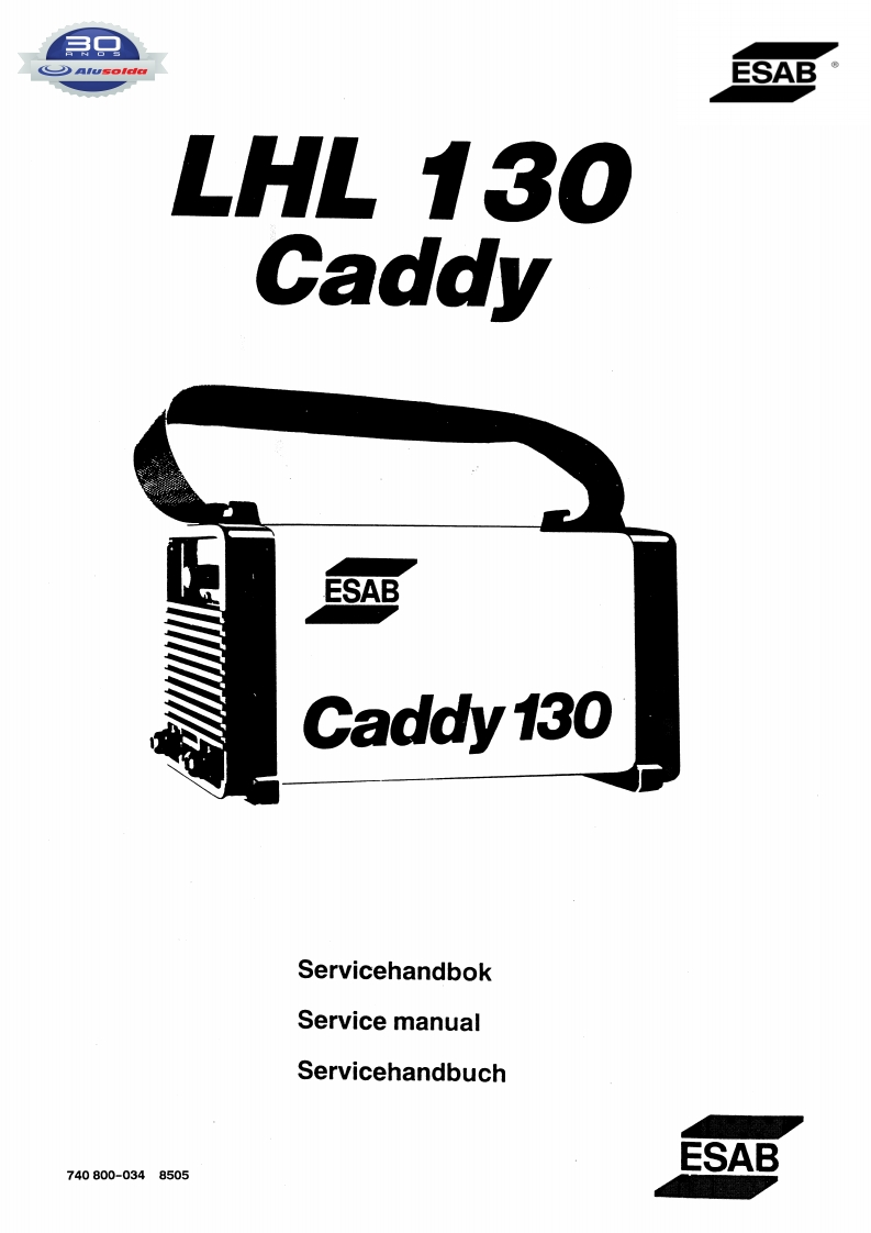 ESAB_LHL_130操作手册含电器原理图