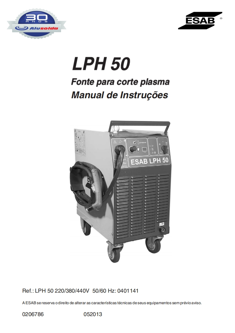 ESAB_LPH_50操作手册含电器原理图-找手册网