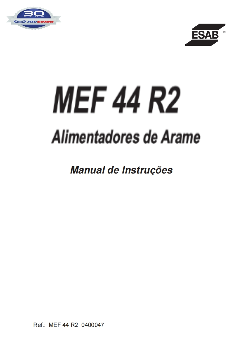 ESAB_MEF_44_R2操作手册含电器原理图