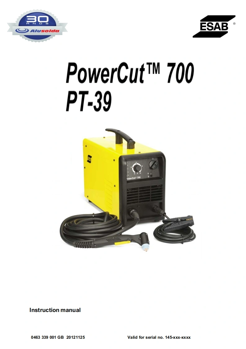 ESAB_POWERCUT_700操作手册含电器原理图-找手册网