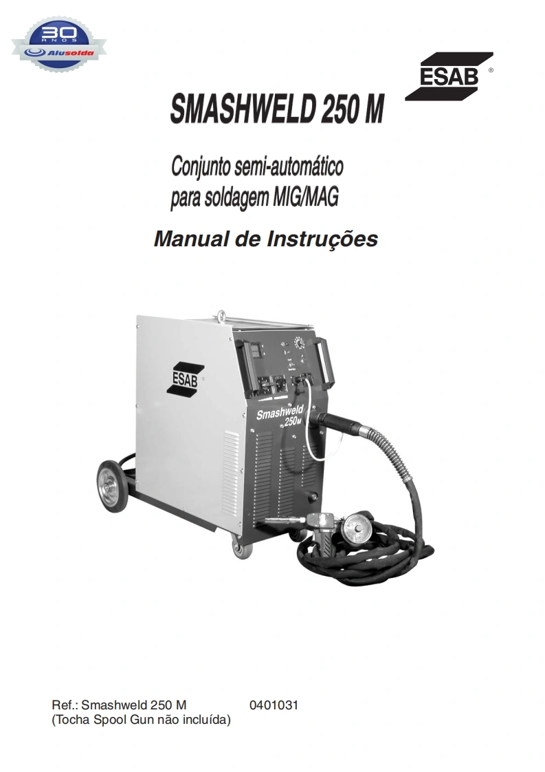 ESAB_SMASHWELD_250_M操作手册含电器原理图-找手册网
