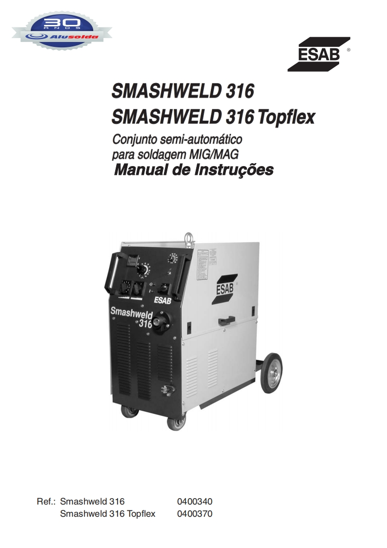 ESAB_SMASHWELD_316__316_TOPFLEX操作手册含电器原理图