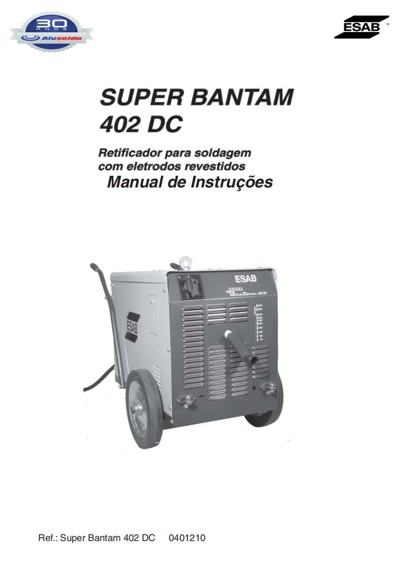 ESAB_SUPER_BANTAM_402_DC操作手册含电器原理图-找手册网