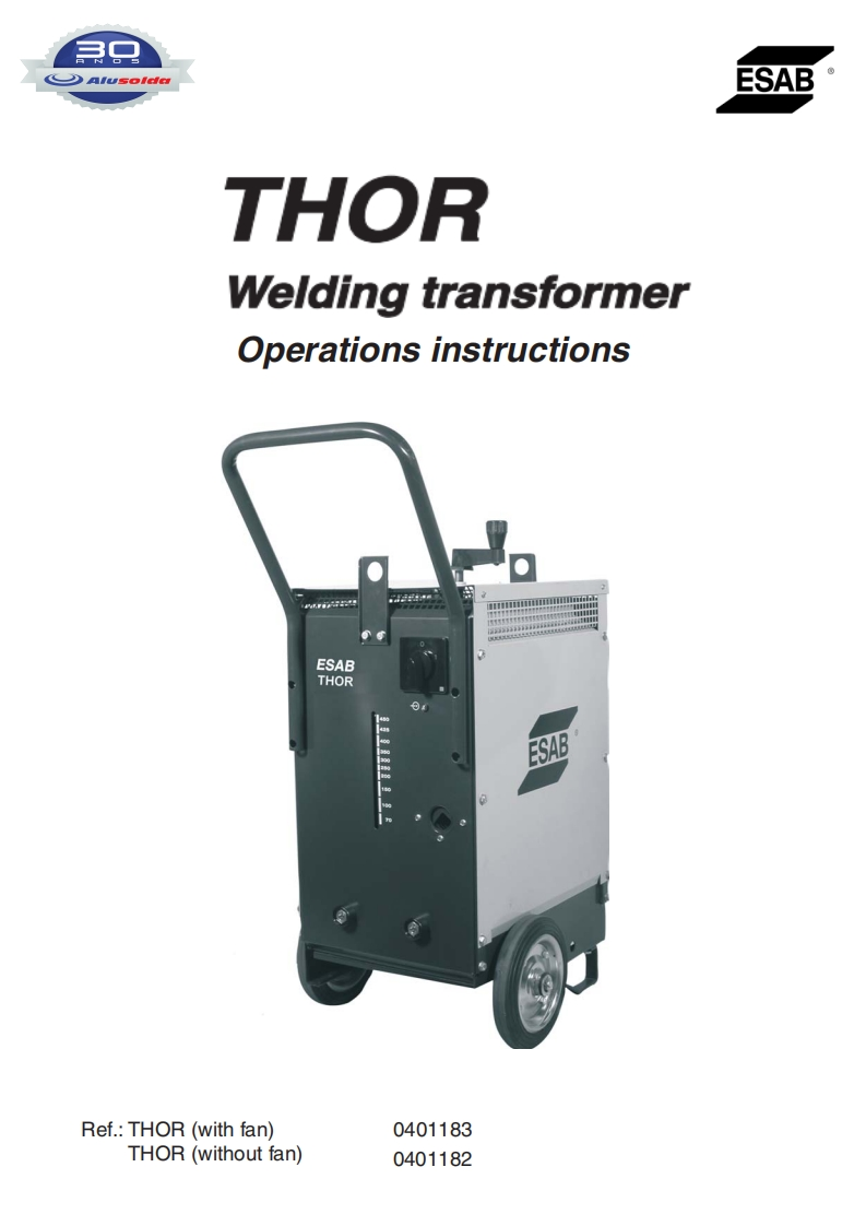 ESAB_THOR操作手册含电器原理图-找手册网
