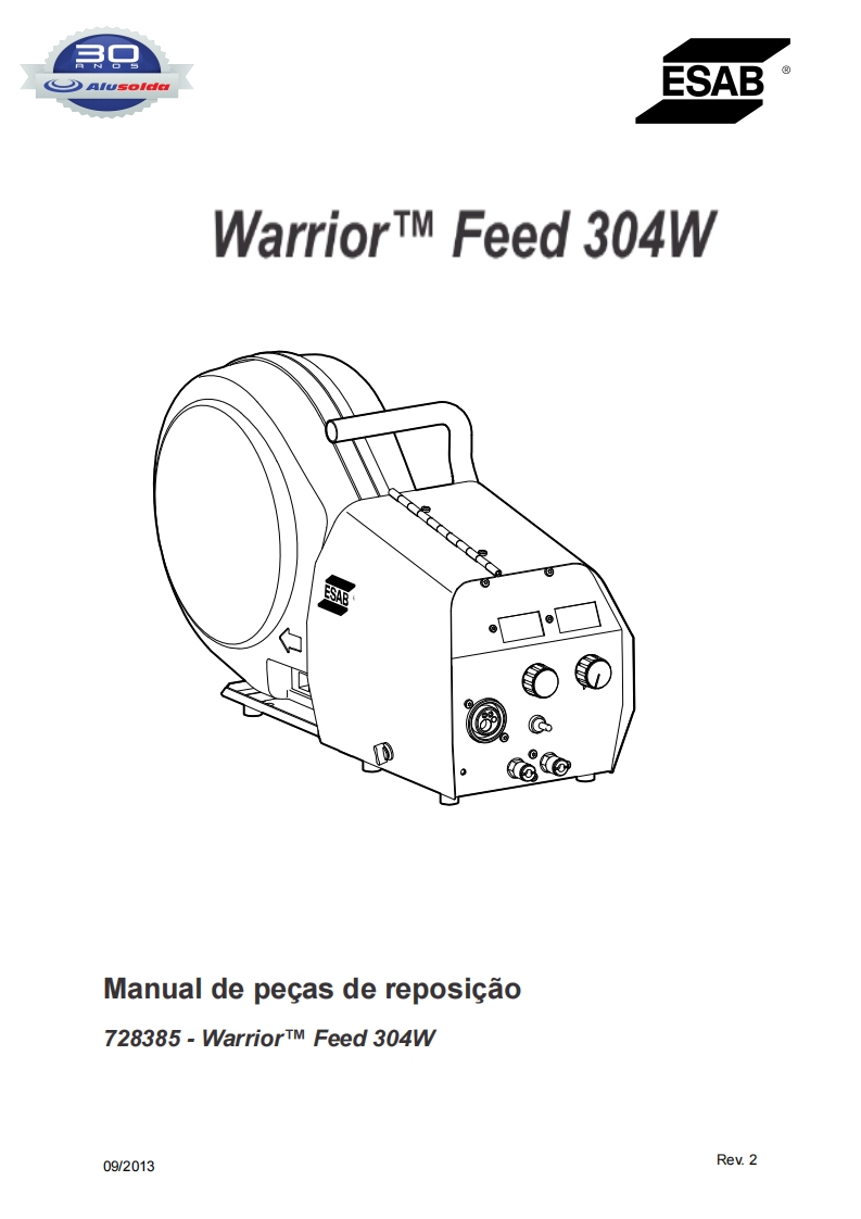 ESAB_WARRIOR_FEEF_304W操作手册含电器原理图-找手册网