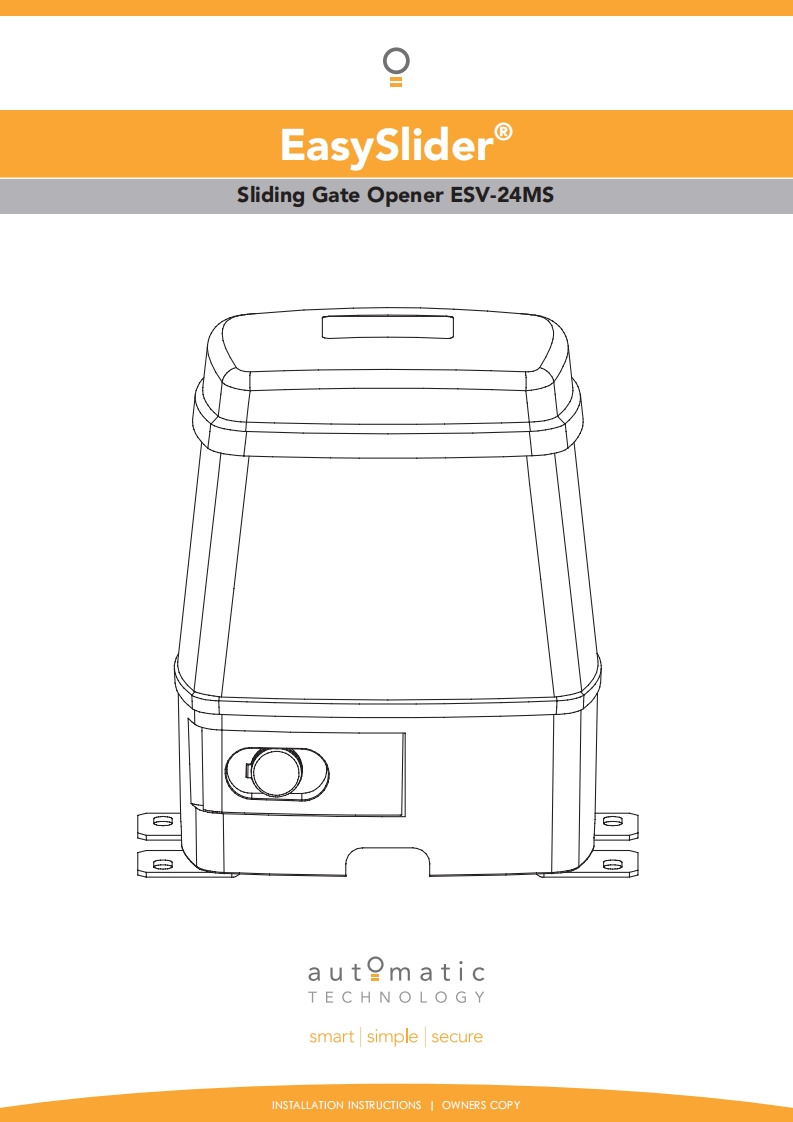 ESV-24MS-Easy-Slider-Micro-Switch-操作说明书手册