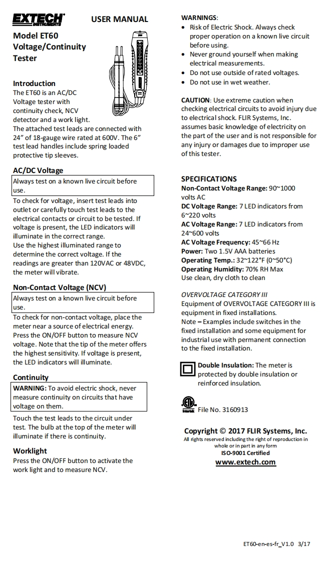 ET60_安装调试说明书手册-en-es-fr