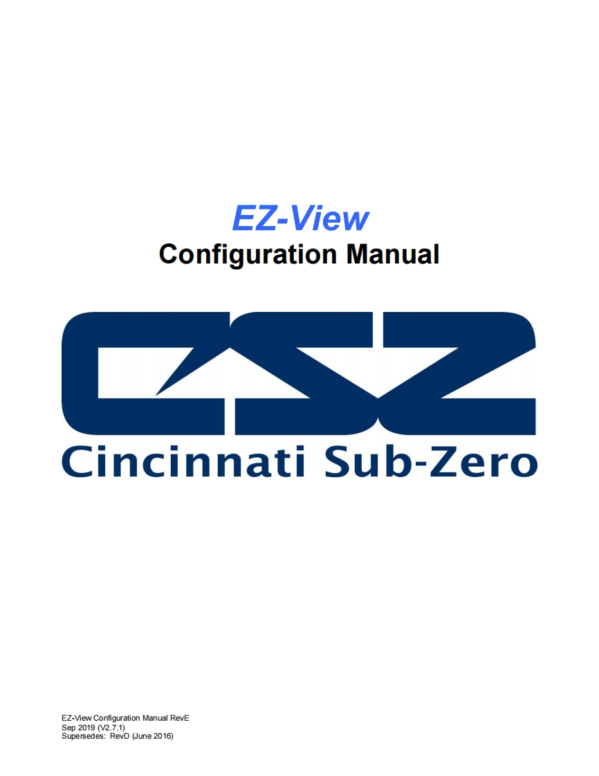 EZView_Configuration_使用说明手册_RevE