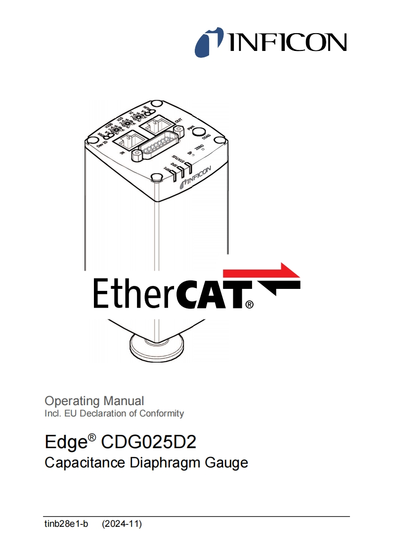 Edge®CDG025D2withEtherCAT操作说明书手册