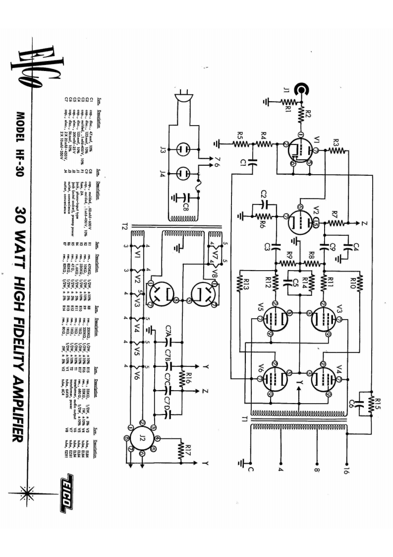 Eico-HF30SAMS-pwr-电气原理图手册